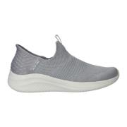 Grå Smooth Step Vegan Slip-On Sneakers