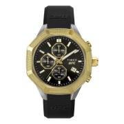 Chronograph UFC King Ur Sort Silikone