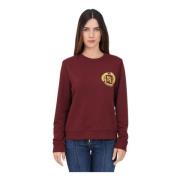 Burgundy Crewneck Sweatshirt til Kvinder