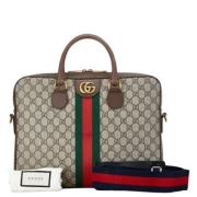 Pre-owned Canvas gucci-tasker