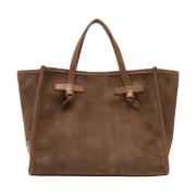 Miss Marcella Suede Tote Bag