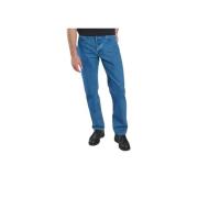 Canvas Straight-Leg Jeans - Denim Farver