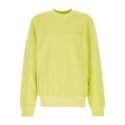 Gul Bomuld Duster Script Sweatshirt