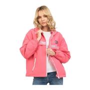 Pink Windbreaker Jakke Oversize