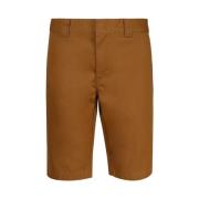 Brun Knælange Shorts