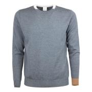 Slim Grå Colorblock Sweater