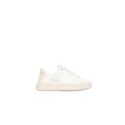 London Kvinde Hvid Creme Sneakers