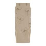 Neutral Tone Elegant Skirt