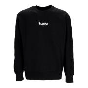 Sort Crewneck Sweatshirt Med Logo