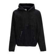 Sort Fleece Polar Hoodie Oversize