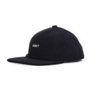 Velvet Flat Visor Cap Bold Cord