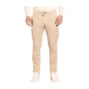 Velour Cargo Bukser Ekstra Slim Fit