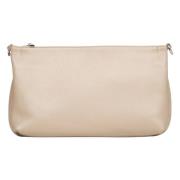 Kvinders Beige Læder Crossbody Taske ER00115561