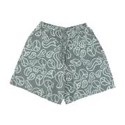 Bred Salvia Kvinders Shorts All Over Print