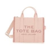 Pink Jacquard Tote Taske