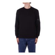 Sort Logo Sweatshirt med Sidelomme