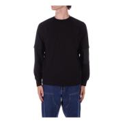 Sort Metropolis Sweater med Unikke Lommer