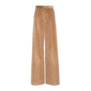 Kamel Corduroy Wide Leg Bukser