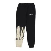 Sort Sweatpant med Sidelommer