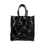 Vinyl Tote Bag med Sort Hardware