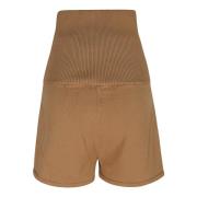 Strik Shorts med Flared Ben Design