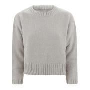 Alpaca Uld Sweater med Guld Logo