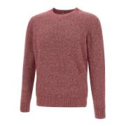 Bordeaux Uld Sweater Crew Neck