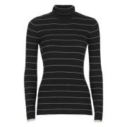 Stribet Cashmere Uld Sweater