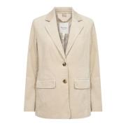 Fransk Eg Blazer Jakke