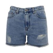 Slim Fit Denim Shorts