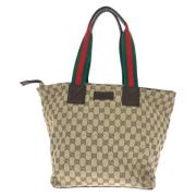 Pre-owned Canvas gucci-tasker