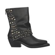 Studded Pleat Bootie