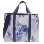 Pre-owned Canvas louis-vuitton-tasker