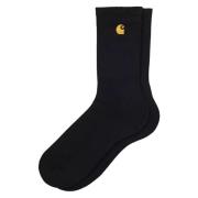 Chase Socks Sort Guld