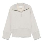 Beige Half Zip Longsleeve