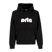 Sort Letvægts Logo Hoodie Sweatshirt