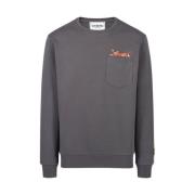 Yogi Print Crew-Neck Sweatshirt