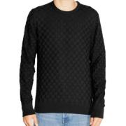 Basket Weave Cotton-Wool Sweater