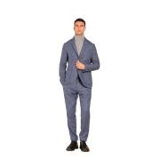 Pinstripe Flannel Herre Blazer Regular Fit