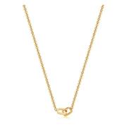 Mens Gold Chain with Interlocking Rings