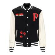 Nightmare Varsity College Jakke Sort/Hvid