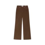 Slim Palazzo Corduroy Jeans Toast