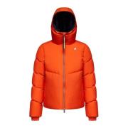 Orange Blå Thermo Puffer Jakke