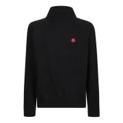 Blomstret Turtle Neck Sweater