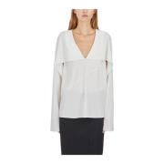 Silke V-hals Bluse