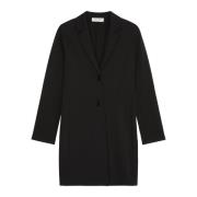 Almindelig lang jersey blazer