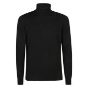 Sort turtleneck sweater Dolcevita stil