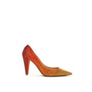 Luksus Bicolor Strass Pumps