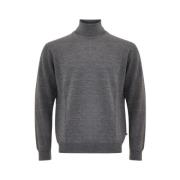 Elegant Gr Pullover i uld