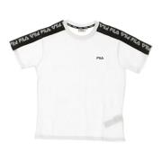 Bright White/Black Dame T-shirt